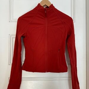 Lululemon Define Cropped Jacket Nulu Cayenne Size 6